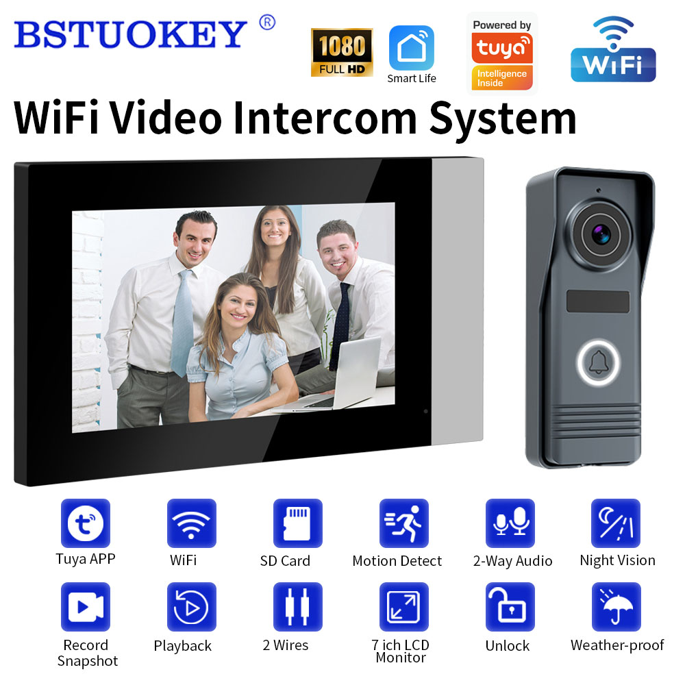 Smart Doorbell Wired - Intercomunicador de Vídeo Wi-Fi 1080P para