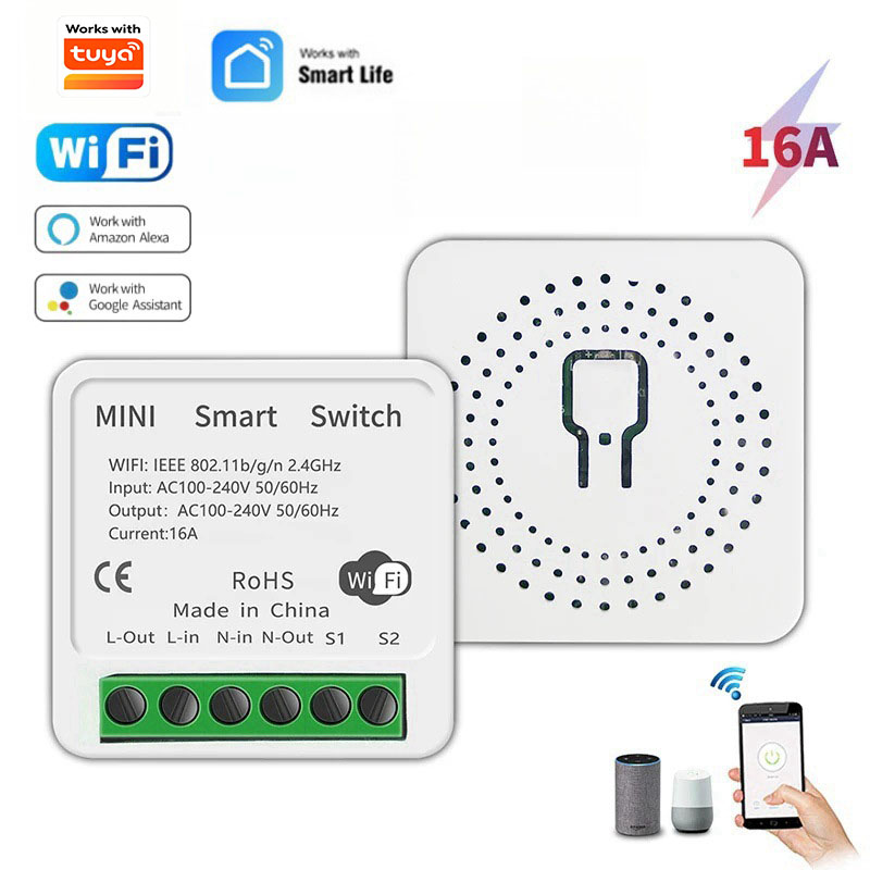 Home Automation Diy - Interruptor de Luz Inteligente Mini WiFi