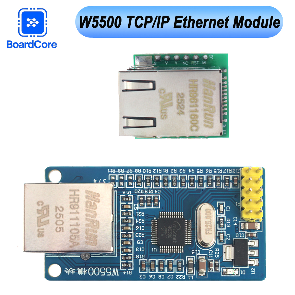 Ethernet Module W5500 - 1 peça 3.3v w5500 chip novo