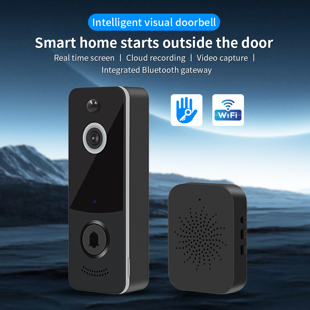 Smart Doorbell Wired - Campainha de vídeo wi-fi 1080p, aplicativo