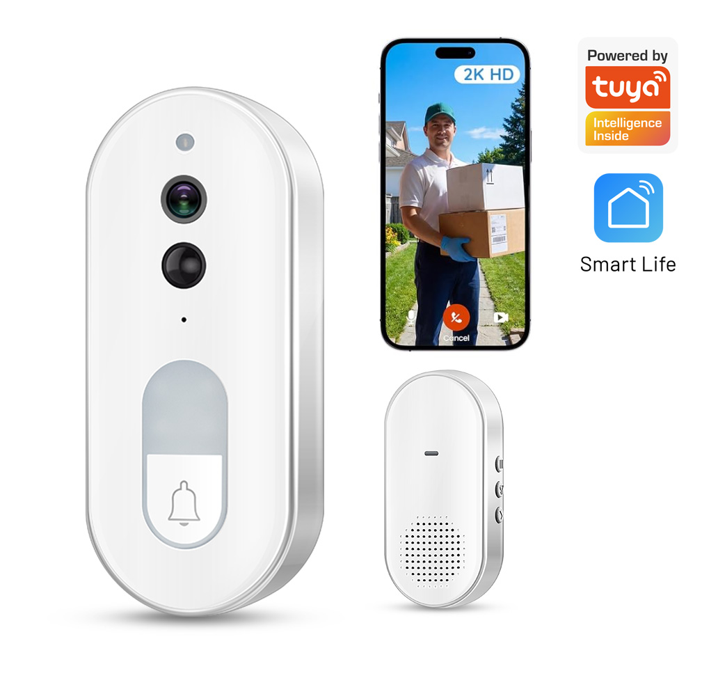 Smart Doorbell Wired - Campainha de Vídeo Inteligente Tuya Sem