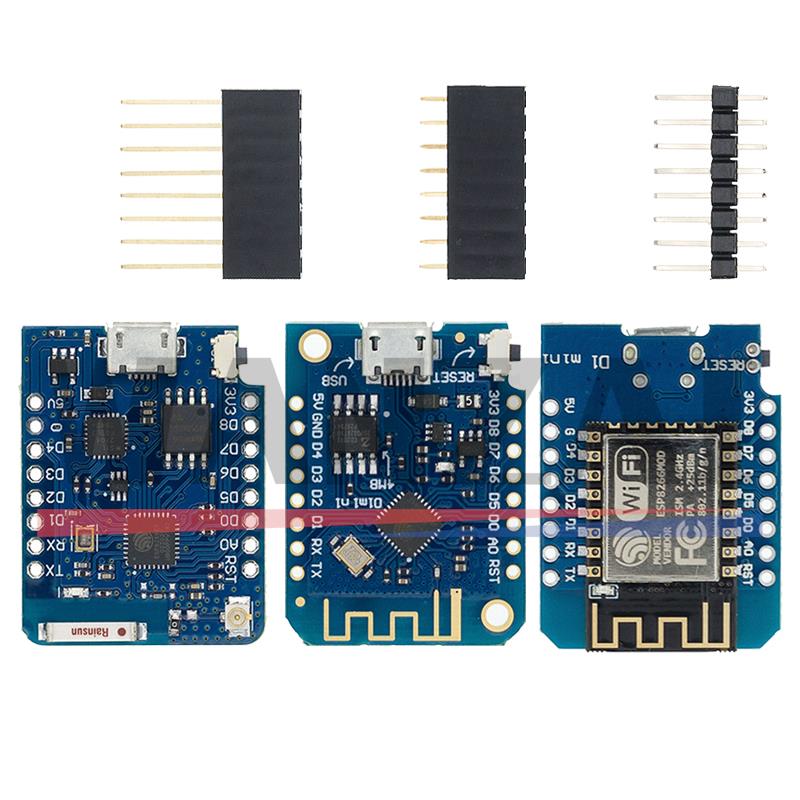 Esp8266 Nodemcu Board - Wemos d1 mini pro v3.0.0 bytes
