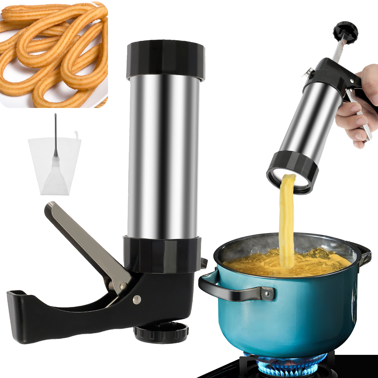 Diy Automation - Churrera churro fabricante de aço inoxidável