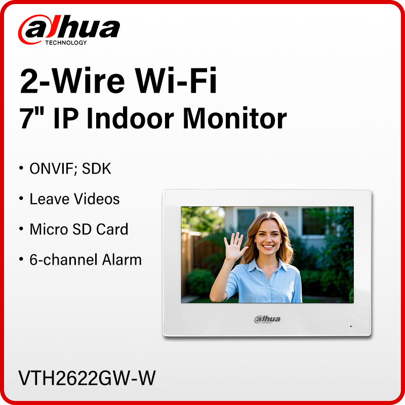 Smart Doorbell Wired - Monitor Interno Dahua WiFi de 2