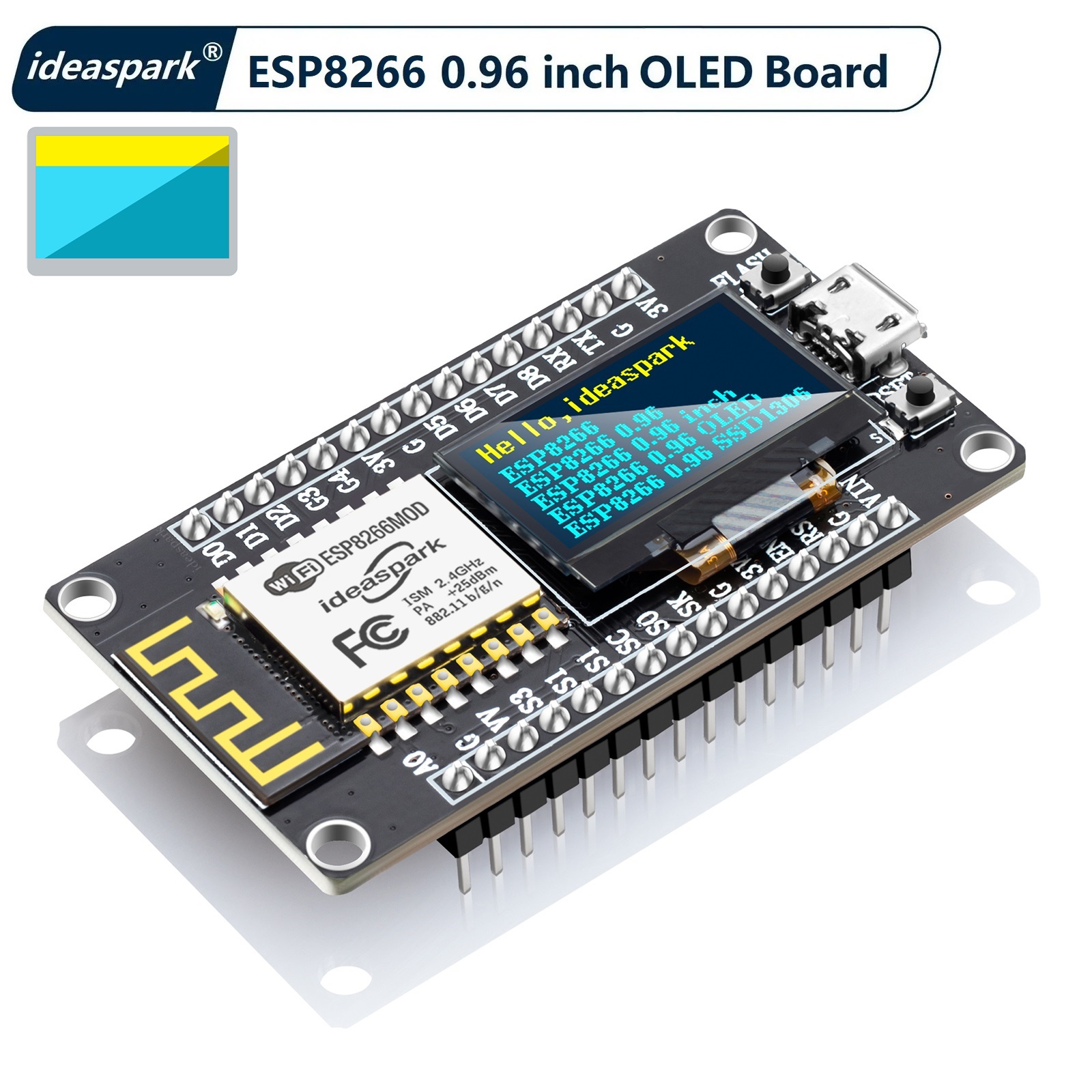 Esp8266 Nodemcu Board - Placa de desenvolvimento nodemcu esp8266 com