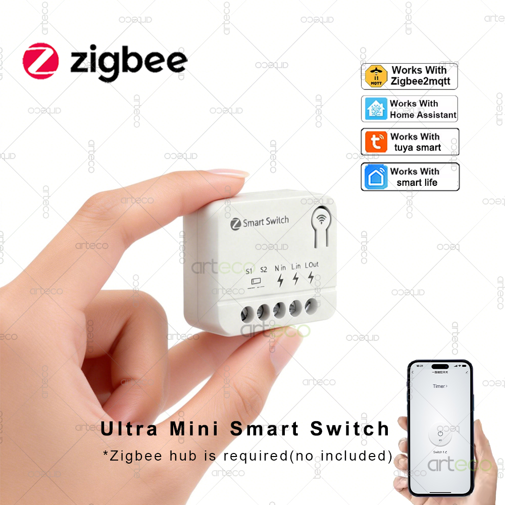 Home Automation Diy - Módulo Interruptor Inteligente Zigbee Mini DIY