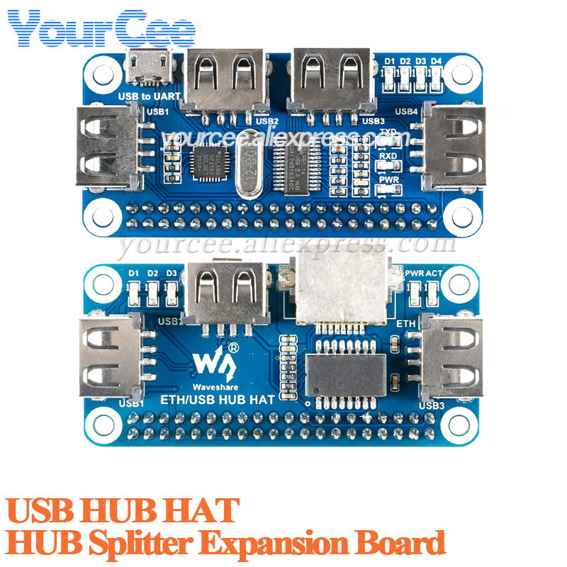 Pi Zero W Board - Módulo de Expansão USB HUB HAT
