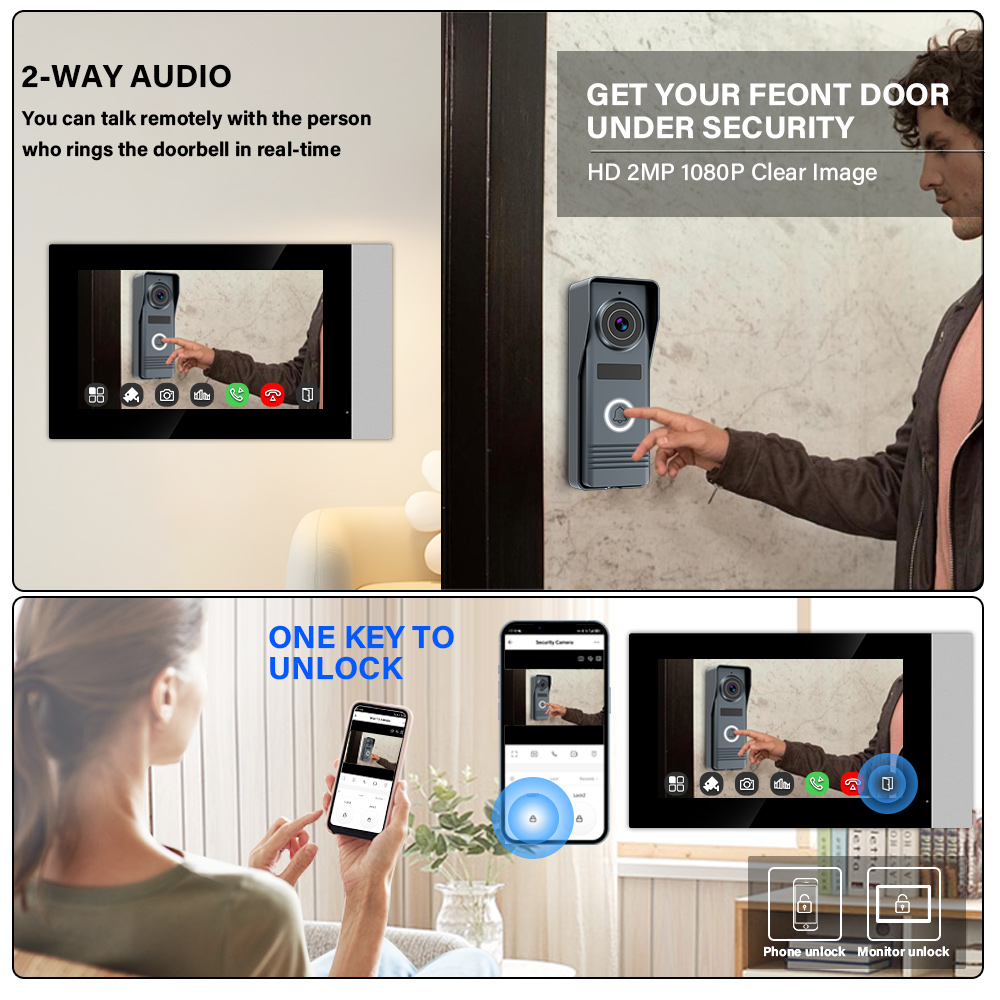 Intercomunicador de Vídeo Wi-F - Smart Doorbell Wired avaliação e preço