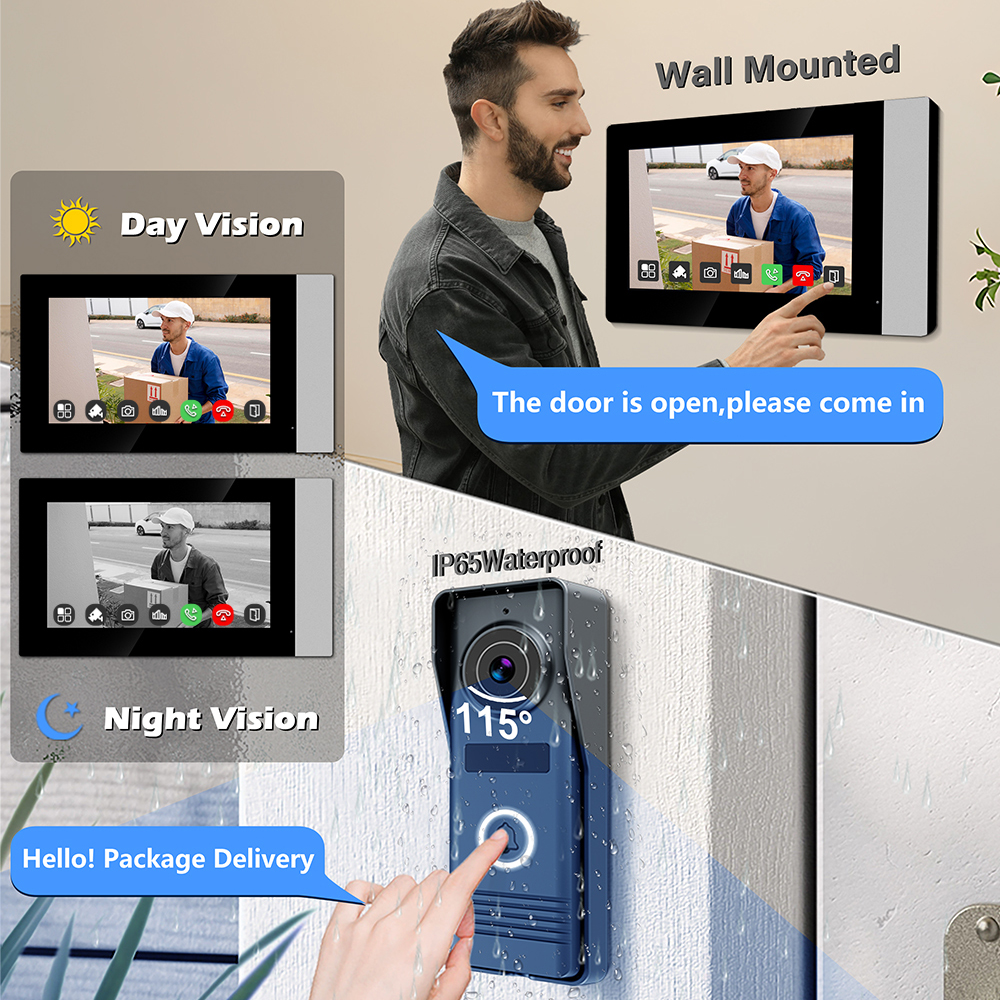 Intercomunicador de Vídeo Wi-F - Smart Doorbell Wired avaliação e preço