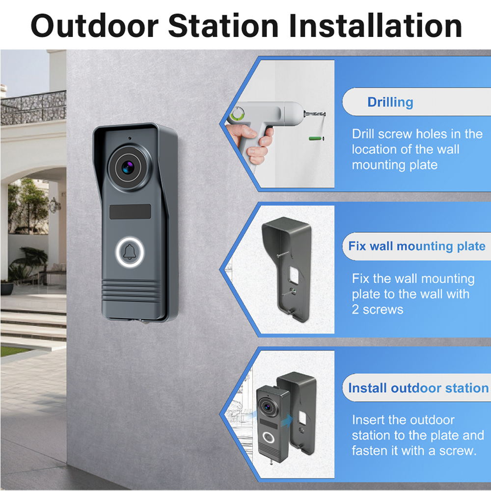 Intercomunicador de Vídeo Wi-F - Smart Doorbell Wired avaliação e preço