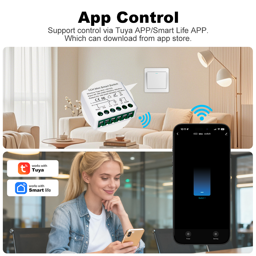 Interruptores de Luz Inteligen - Diy Automation avaliação e preço