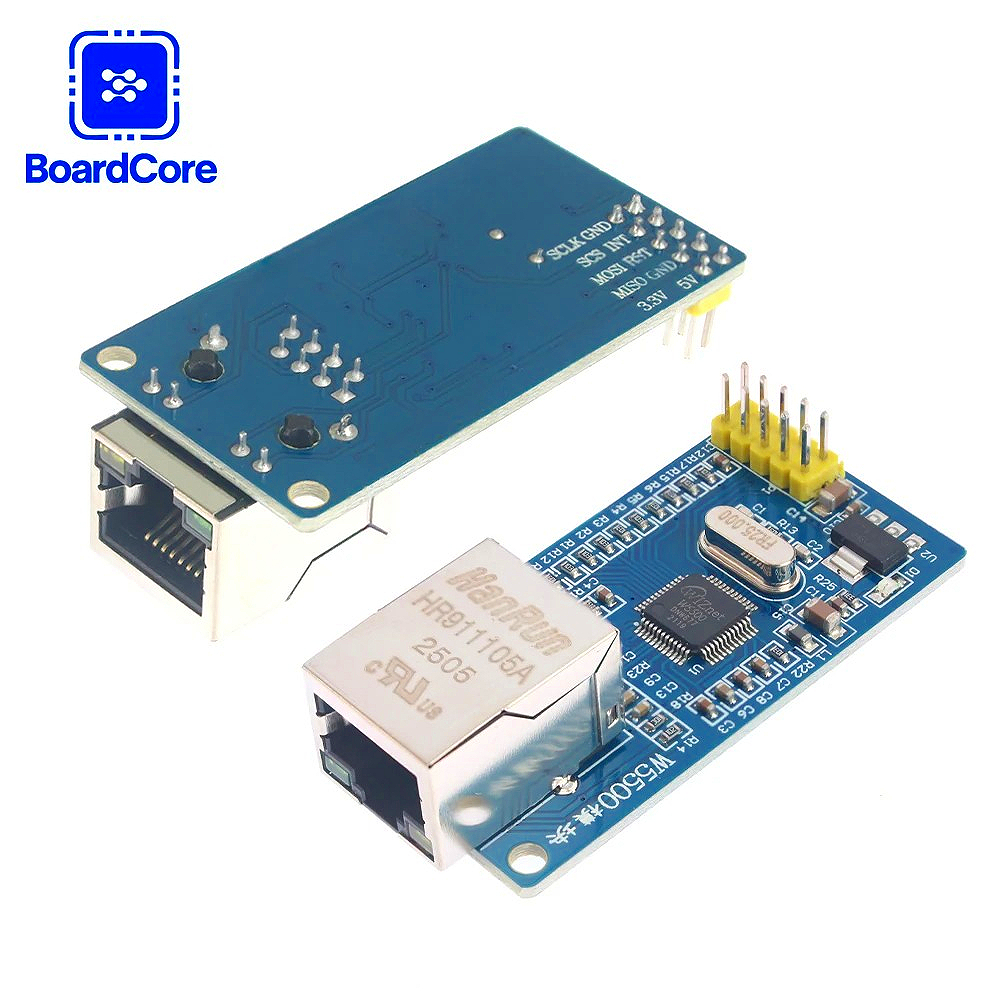 1 peça 3.3v w5500 chip novo co - Ethernet Module W5500 avaliação e preço