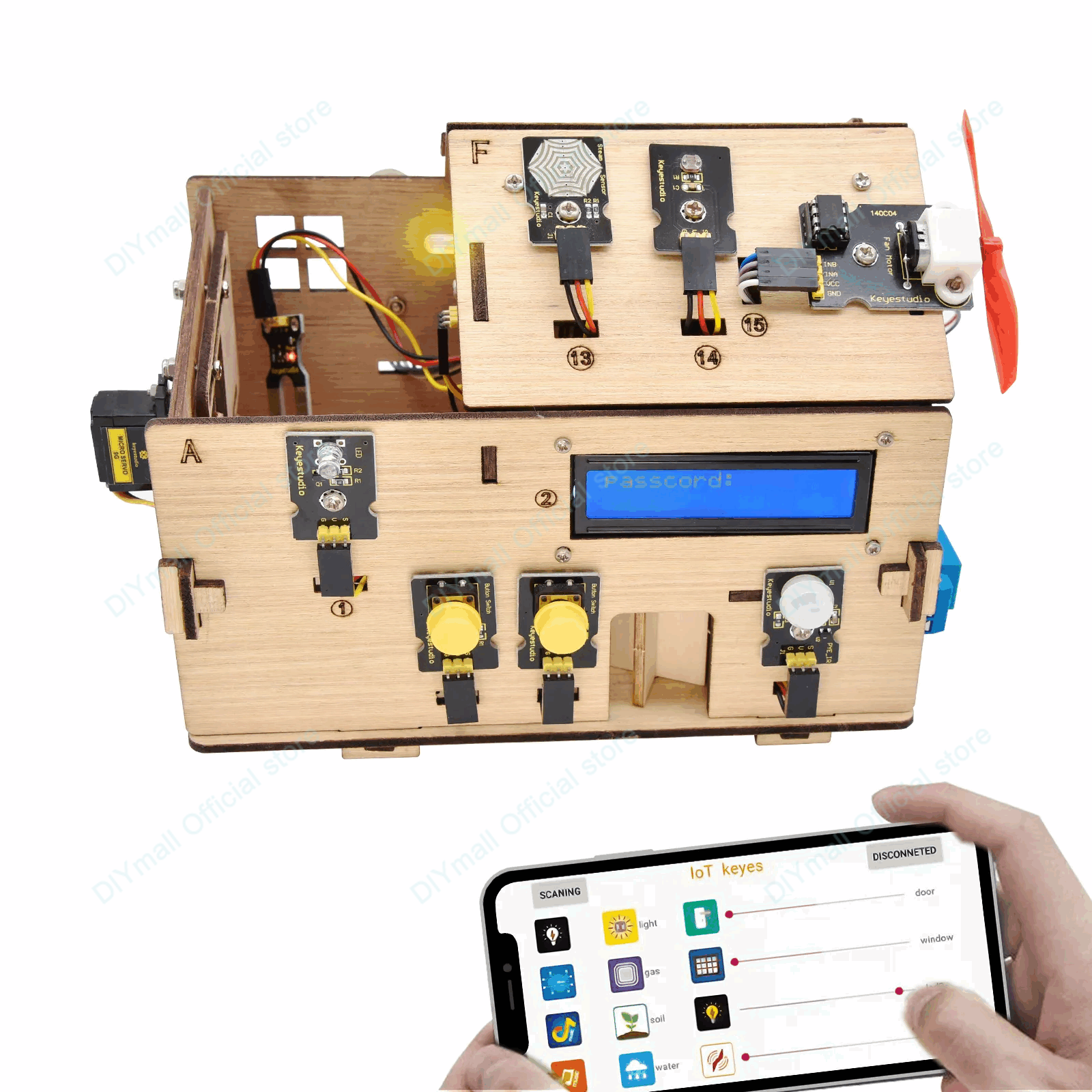 Keyestudio Smart IoT Home Kit  - Home Automation Diy Projects avaliação e preço