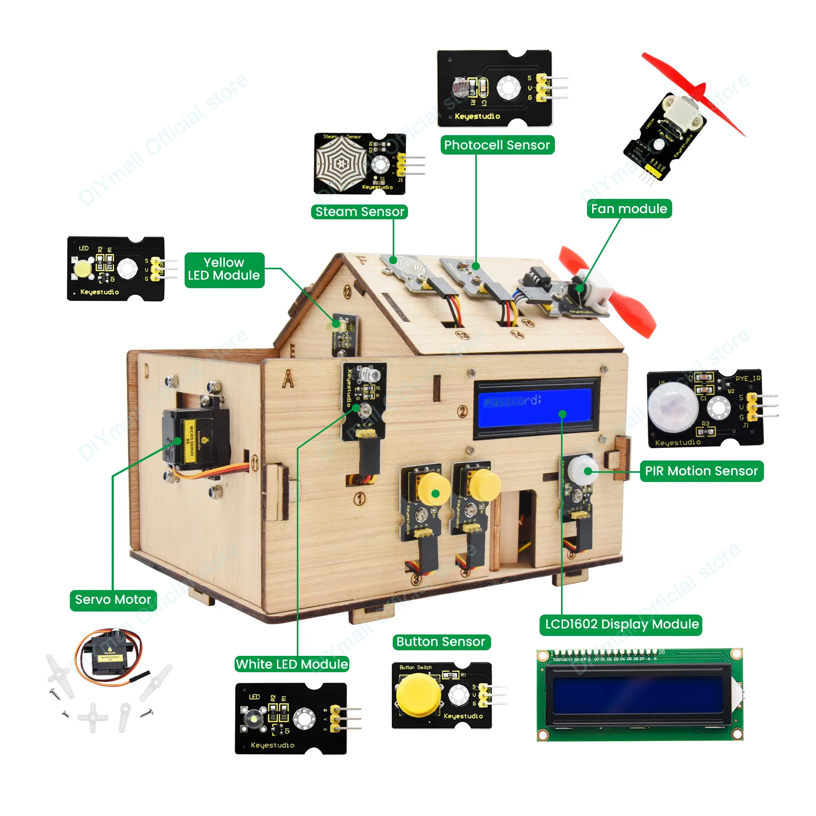 Keyestudio Smart IoT Home Kit  - Home Automation Diy Projects avaliação e preço