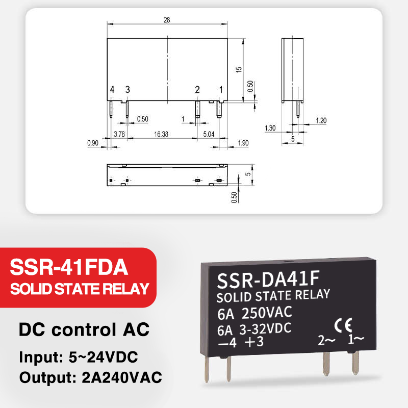 Relé fino SSR-41FDA SSR-41FDD  - Shelly Relay Module avaliação e preço