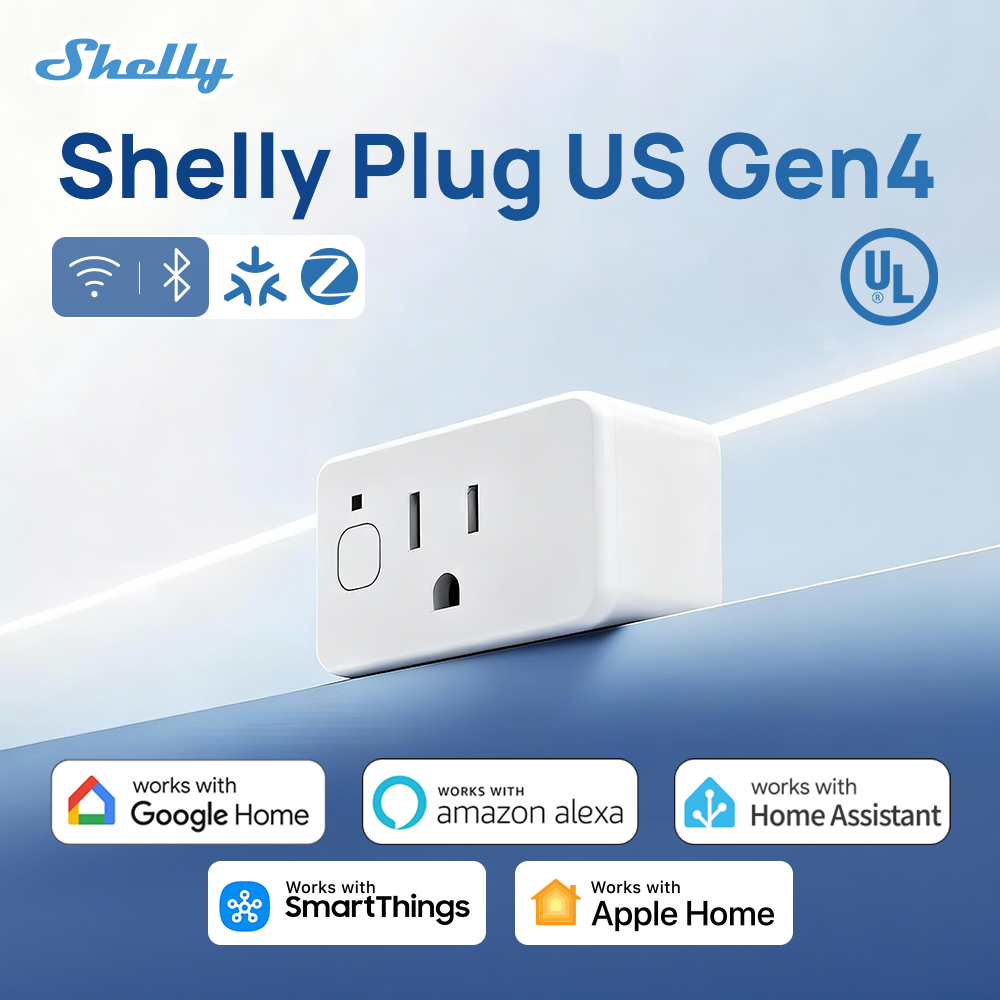Shelly Plug US Gen4 Zigbee Cer - Shelly Relay Module avaliação e preço