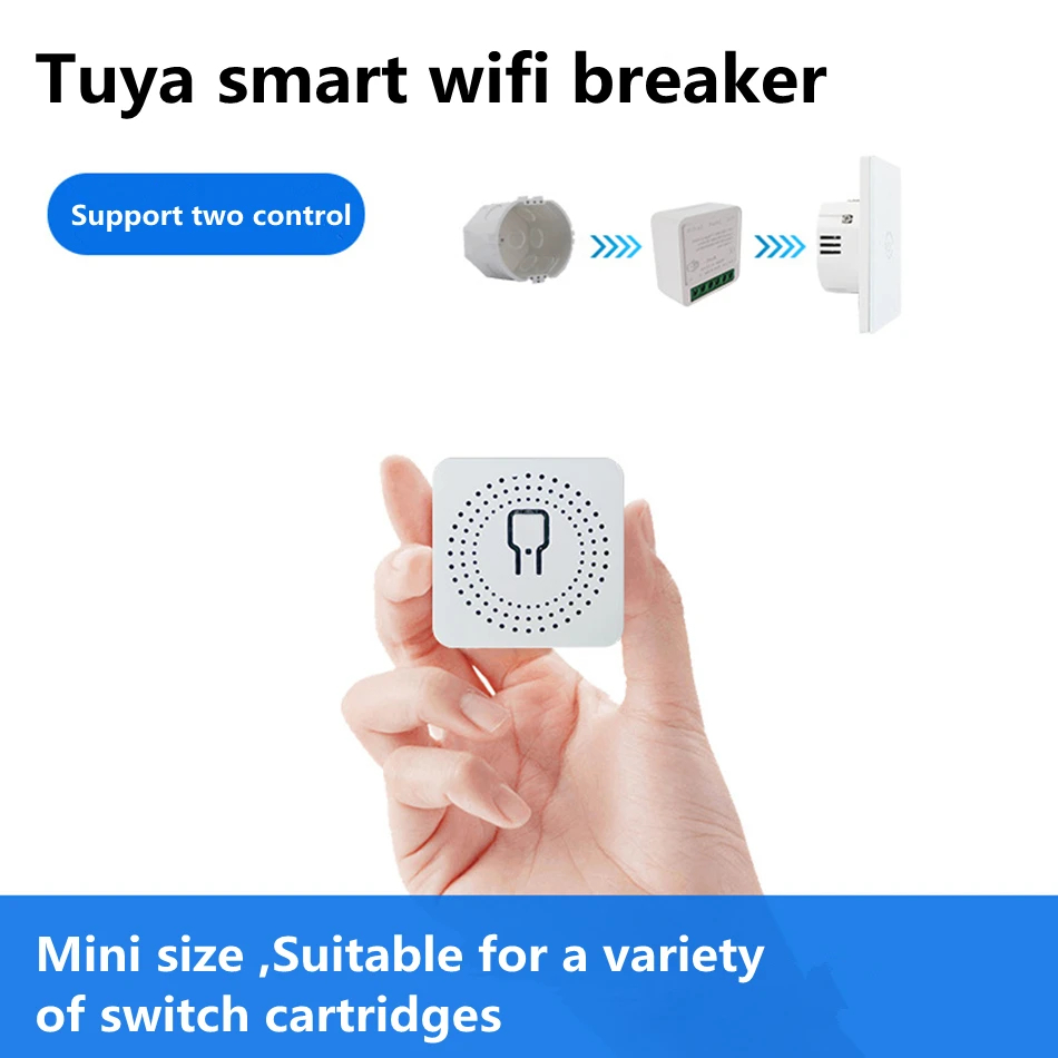 Controle de 2 vias tuya mini 1 - Home Automation Diy avaliação e preço