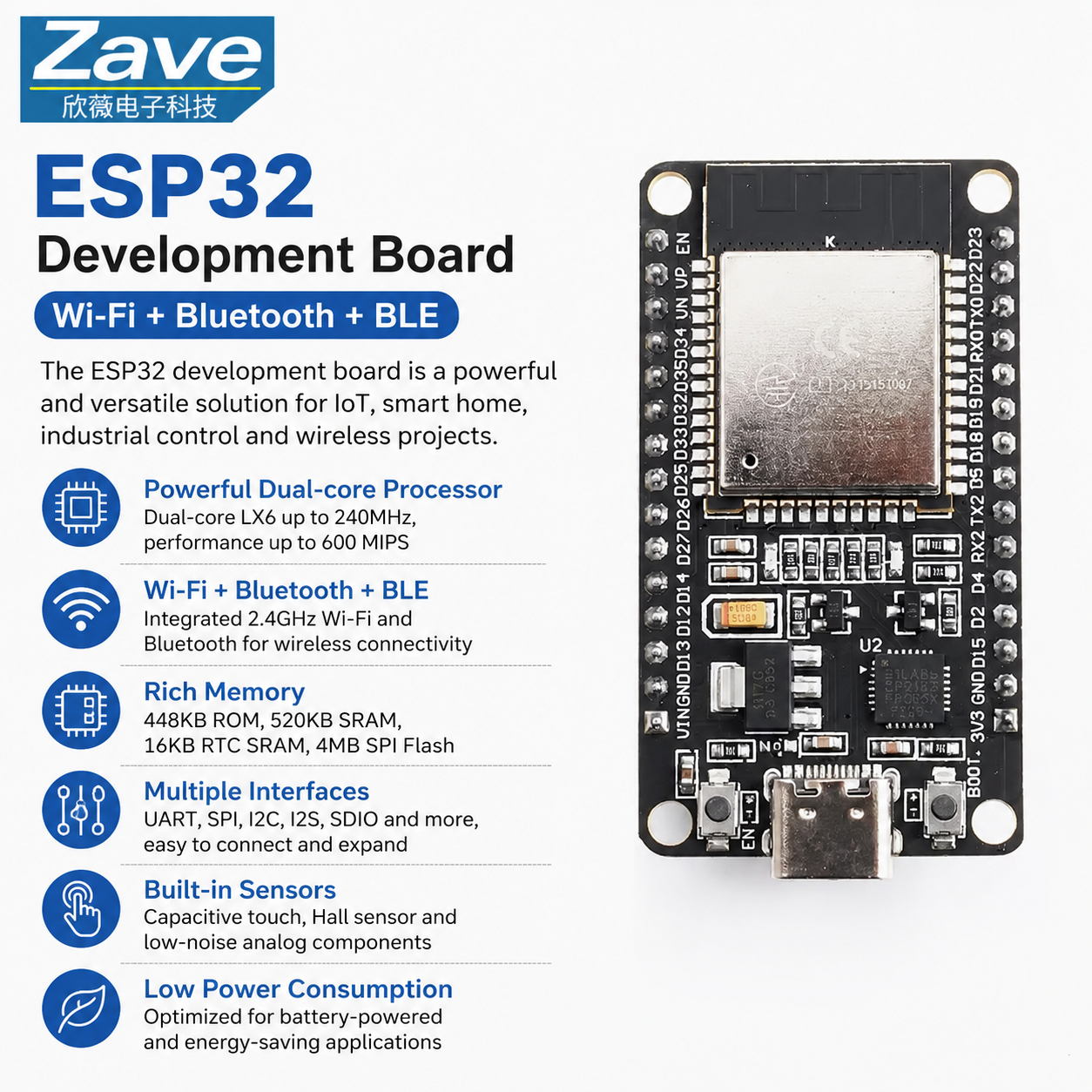 Placa de Desenvolvimento ESP32 - Esp8266 Nodemcu Board avaliação e preço