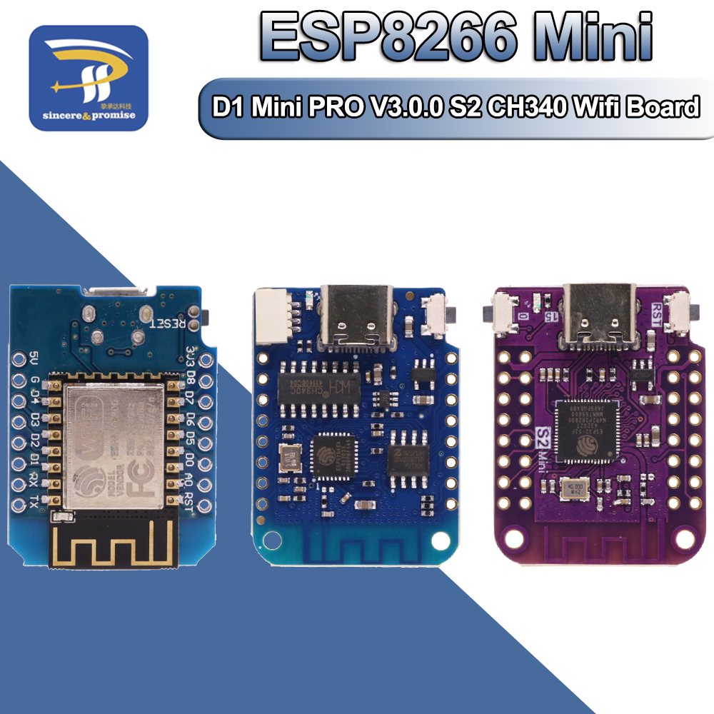 WeMos D1 Mini Pro V3.0 NodeMcu - Esp8266 Nodemcu Board avaliação e preço