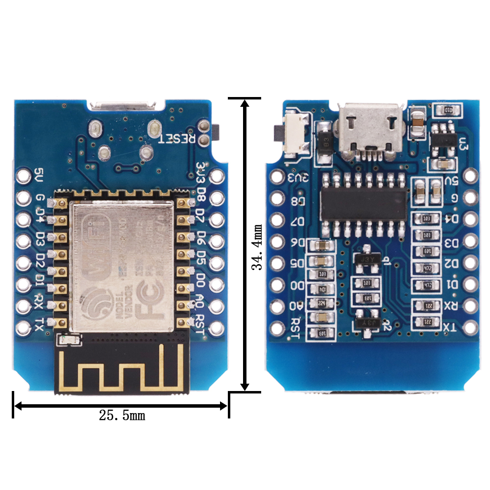 WeMos D1 Mini Pro V3.0 NodeMcu - Esp8266 Nodemcu Board avaliação e preço