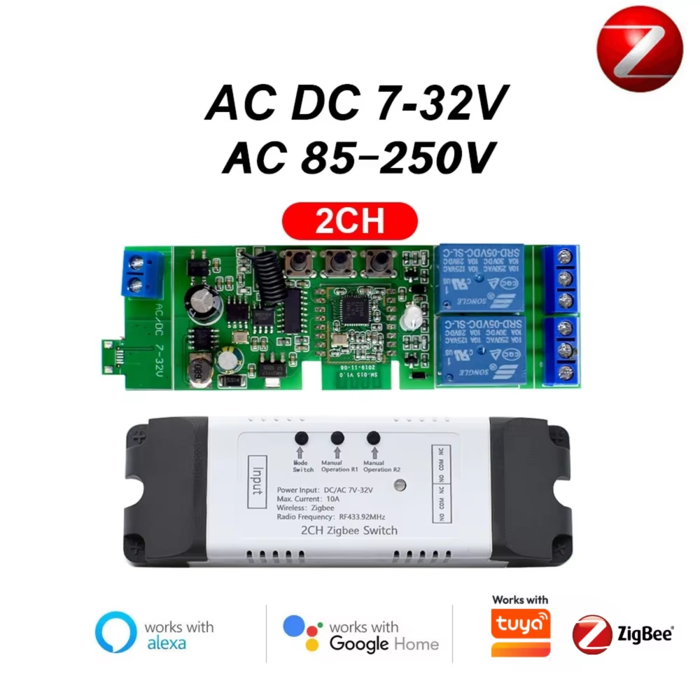 1ch 2ch 4ch 7v 12v 24v 220v mó - Home Automation Diy avaliação e preço
