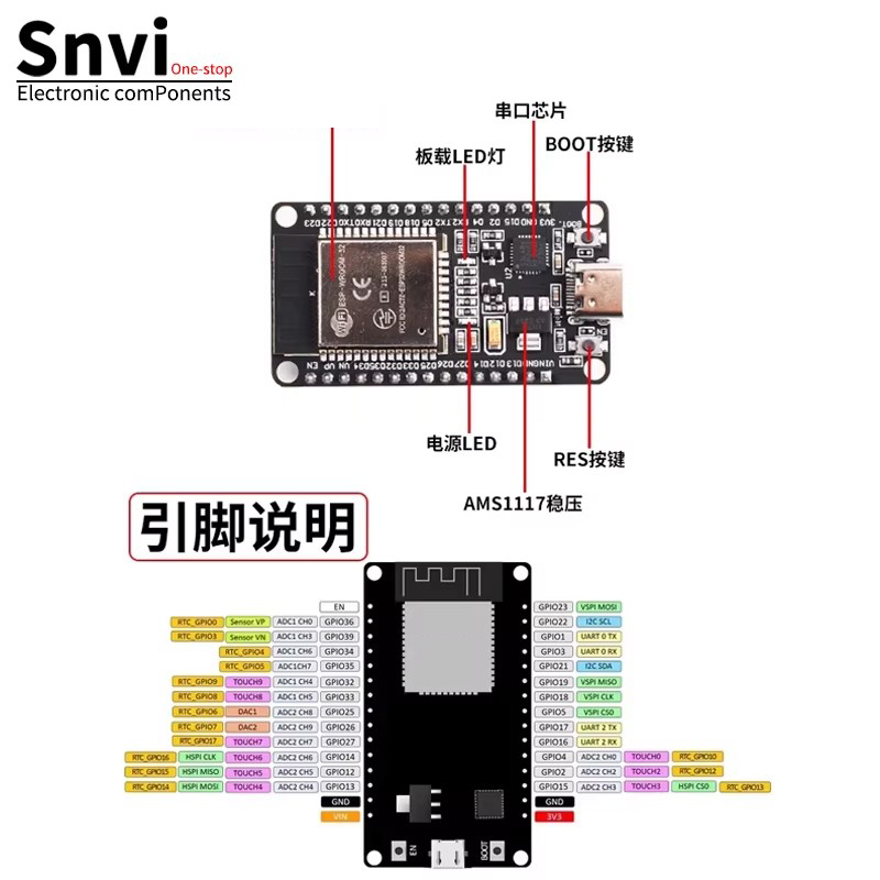 Placa de Desenvolvimento ESP32 - Esp8266 Nodemcu Board avaliação e preço