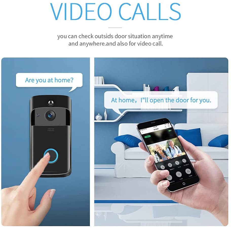 Câmera de vídeo campainha hd w - Smart Doorbell Wired avaliação e preço