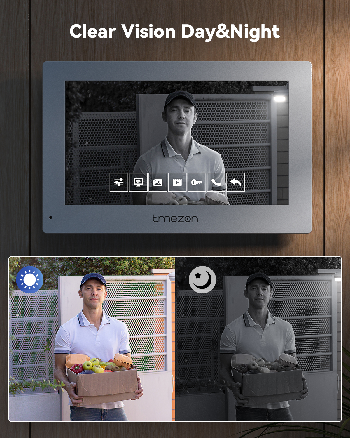 7 Polegada tuya 1080p sem fio  - Smart Doorbell Wired avaliação e preço