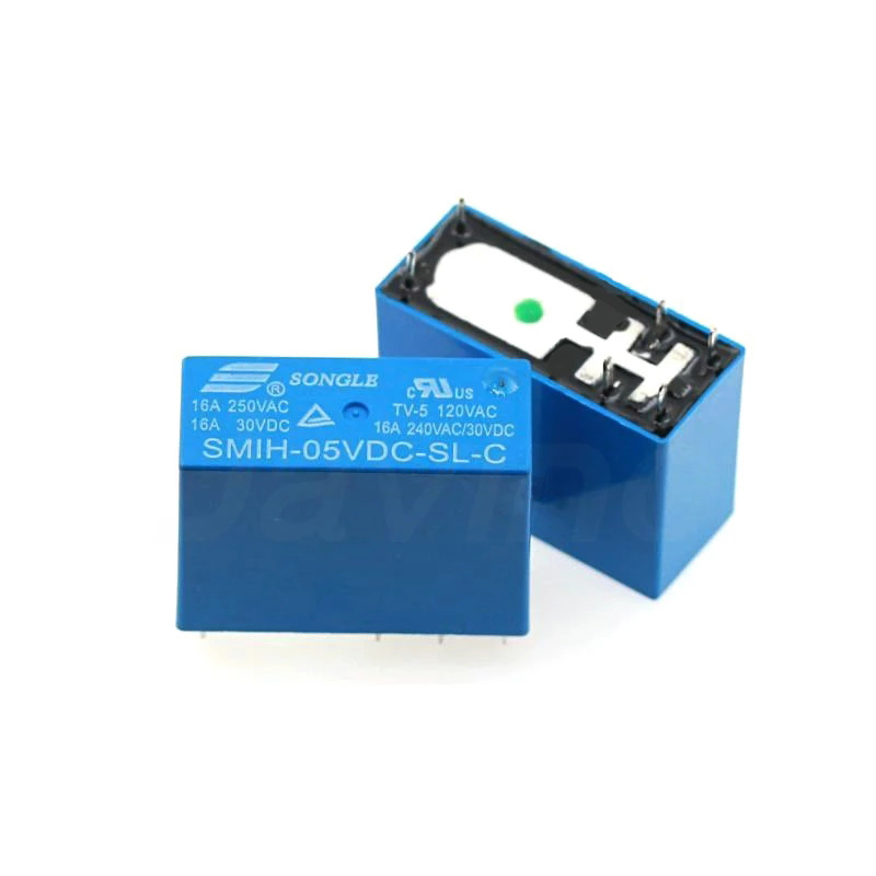 2-20PCS 5v 12v 24v SMIH-05VDC- - Shelly Relay Module avaliação e preço