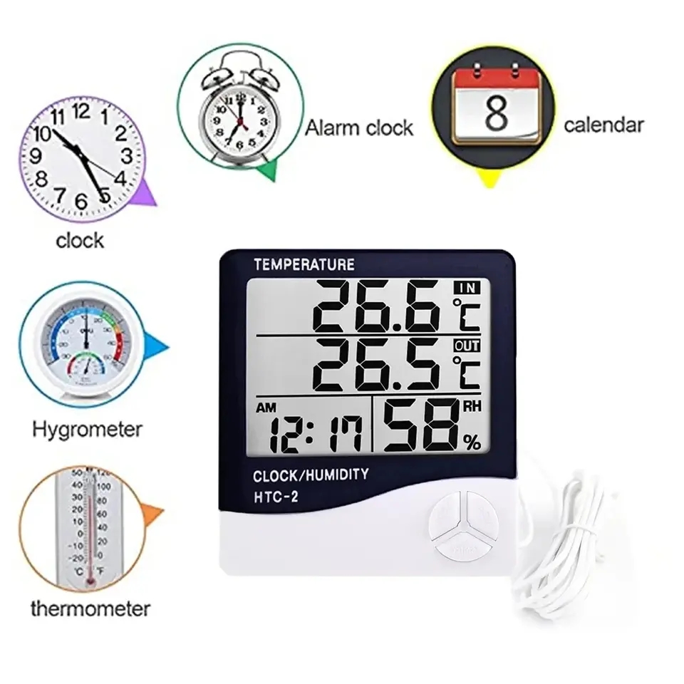 Termômetro Digital LCD Interno - Home Automation Industry avaliação e preço