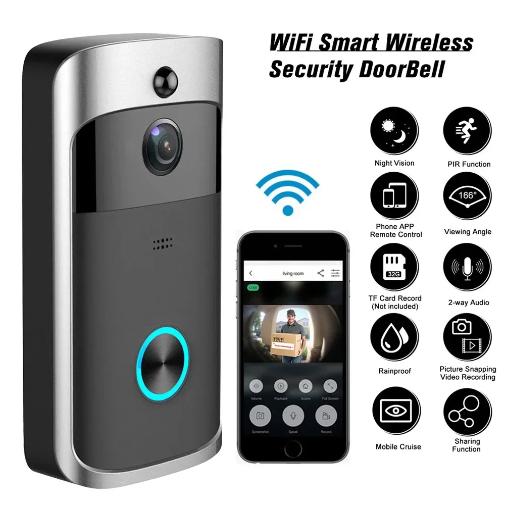 Câmera de Campainha Sem Fio WI - Smart Doorbell Wired avaliação e preço