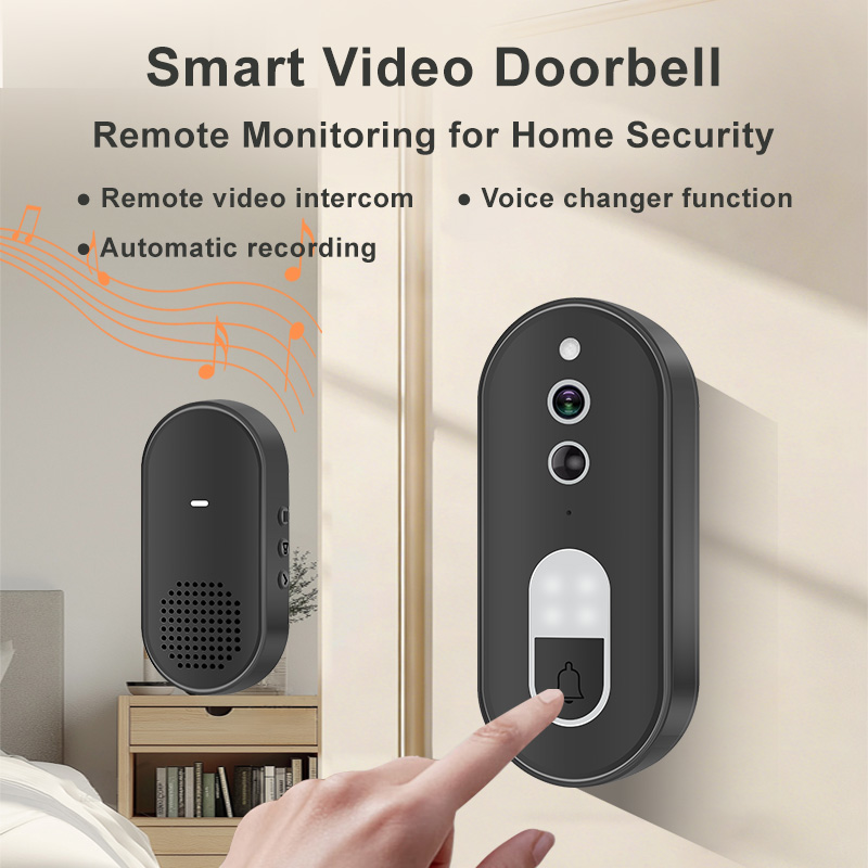 Campainha de Vídeo WiFi Compat - Smart Doorbell Wired avaliação e preço