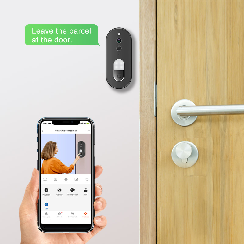 Campainha de Vídeo WiFi Compat - Smart Doorbell Wired avaliação e preço