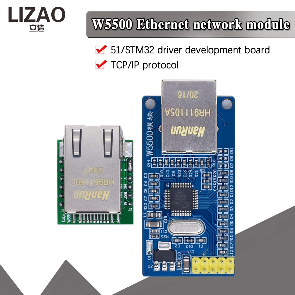 Módulo de Rede Ethernet LIZAO  - Ethernet Module W5500 avaliação e preço