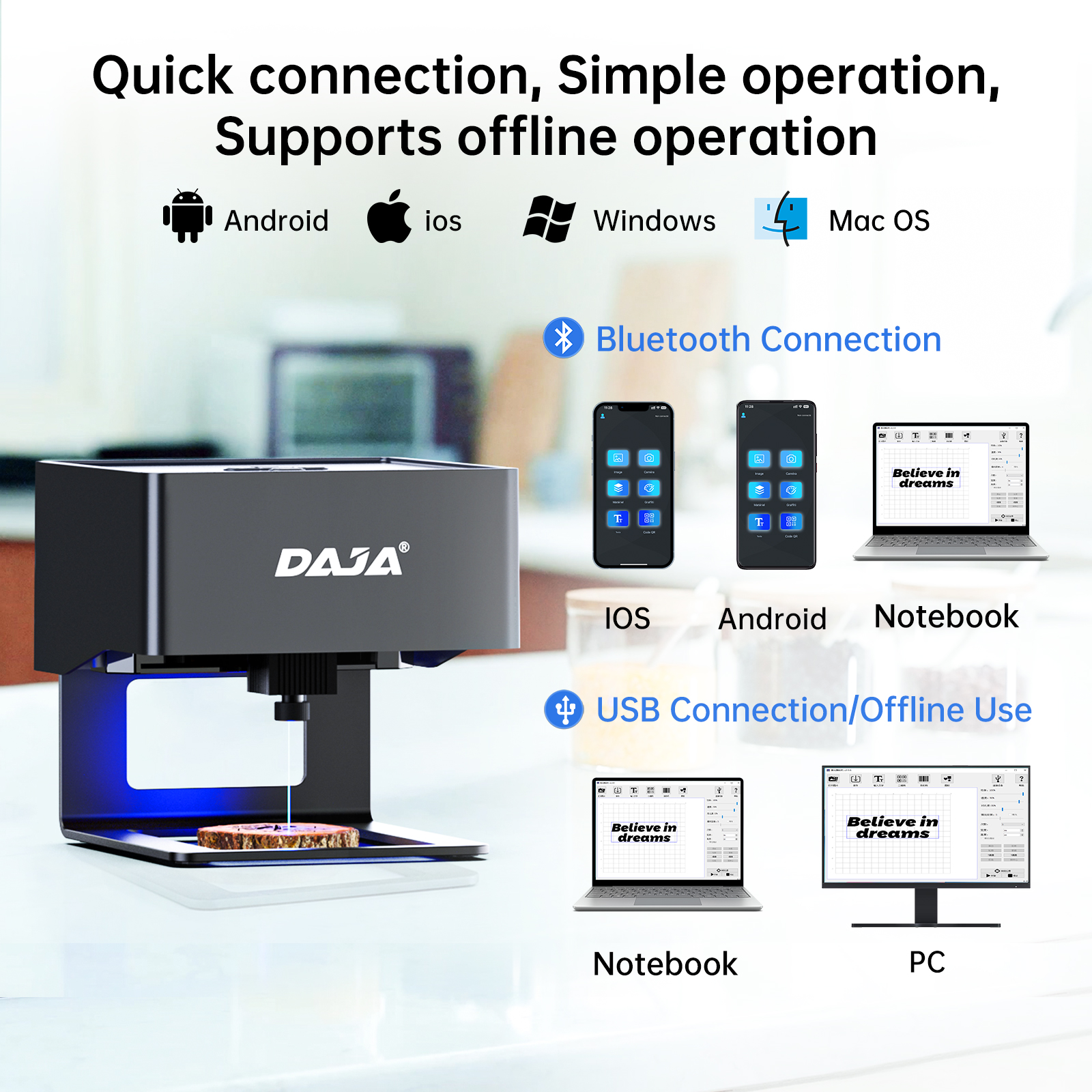 Daja dj6 mini gravador a laser - Diy Automation avaliação e preço