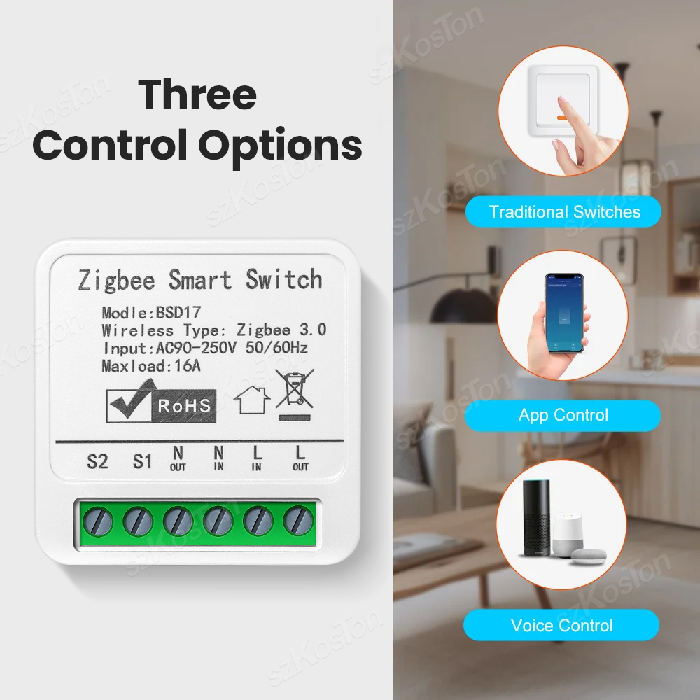 16a tuya zigbee módulo de inte - Home Automation Diy avaliação e preço